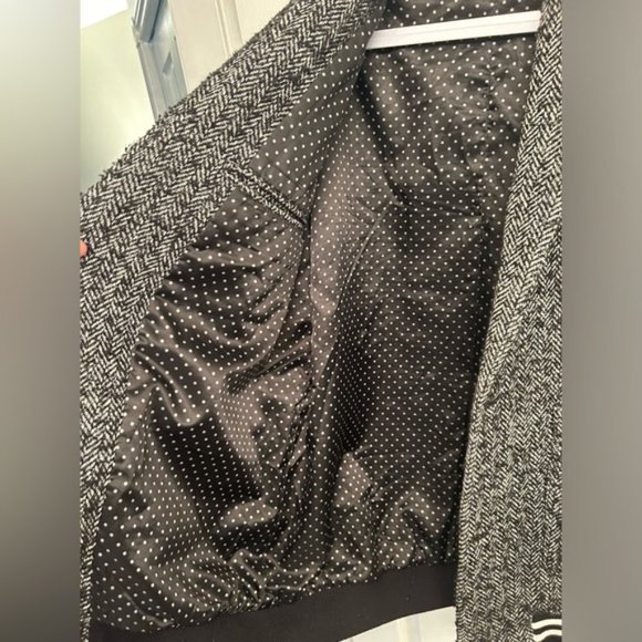 SOLD Munsoo Kwon Oversized Peacoat / Varsity Trim Jacket - Picture 4 of 7